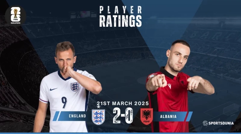 England vs Albania Player Ratings