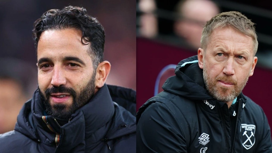 Ruben Amorim and Graham Potter