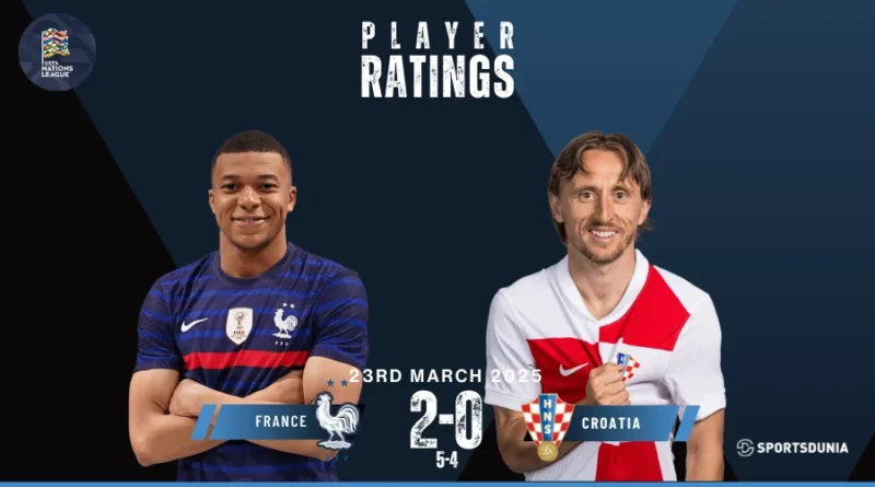 France vs Croatia Player Ratings