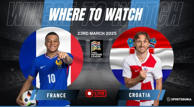 Where to watch France vs Croatia