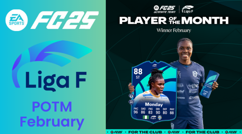 EA FC 25 Liga F POTM Winner