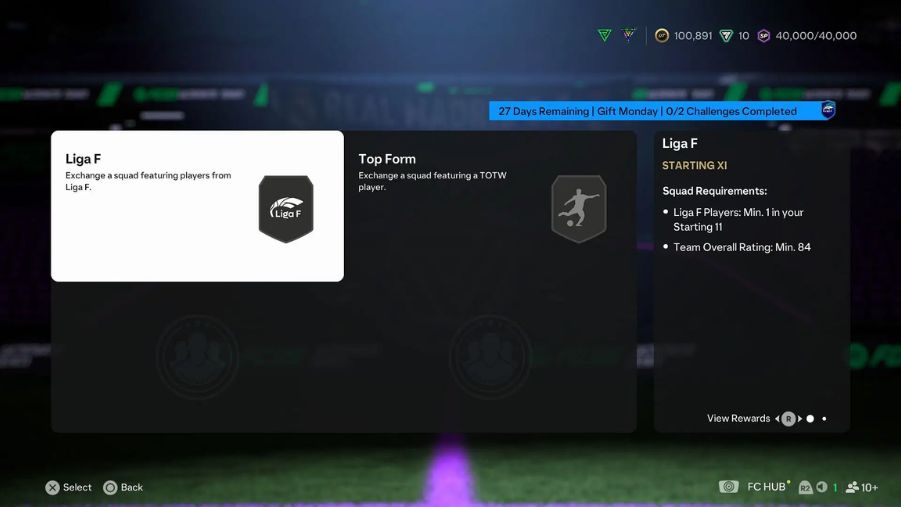 All tasks and cheapest solutions For EA FC 25 Gift Monday POTM SBC