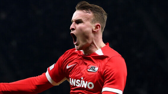 Koopmeiners celebrates his goal vs Tottenham Hotspur (Image credit: UEFA Europa League|X)