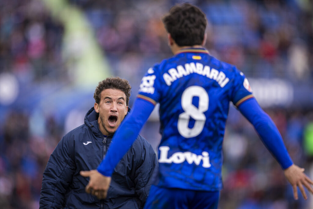 Mauro Arambarri celebrates the match winner