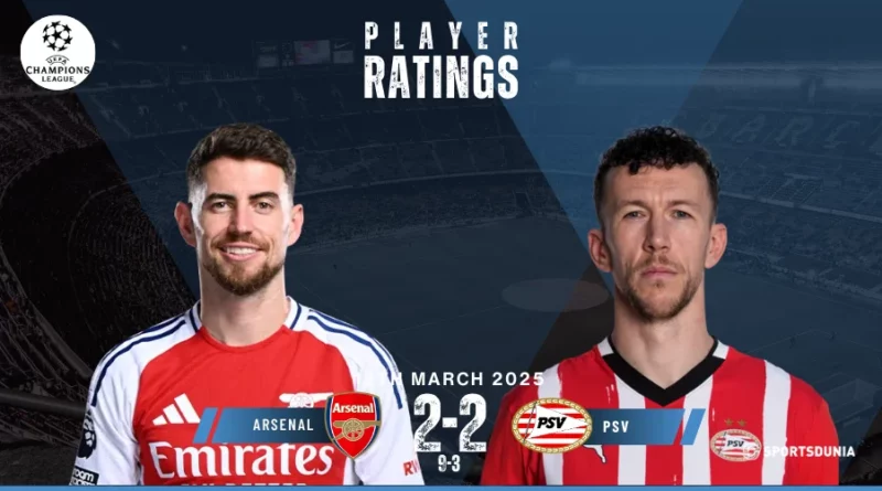 Arsenal vs PSV Eindhoven Player Ratings