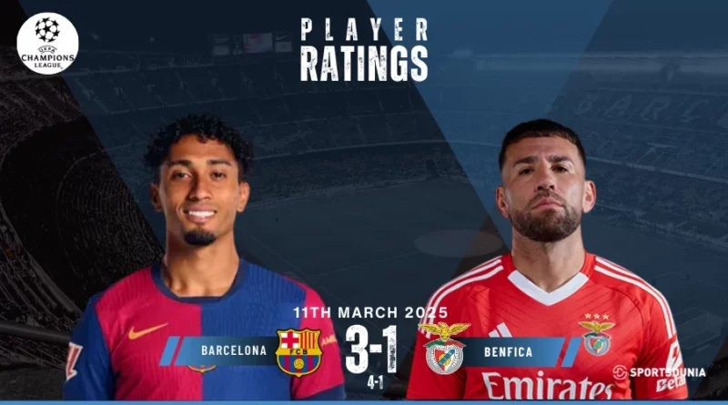 Barcelona vs Benfica Player Ratings