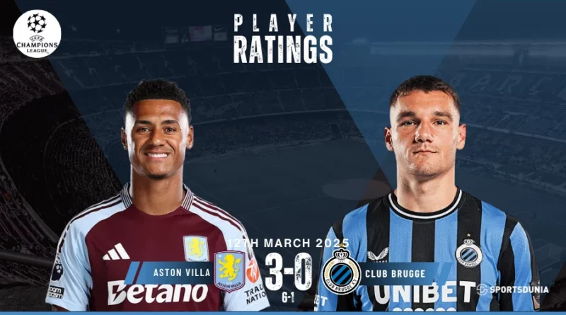 Aston Villa vs Club Brugge Player Ratings