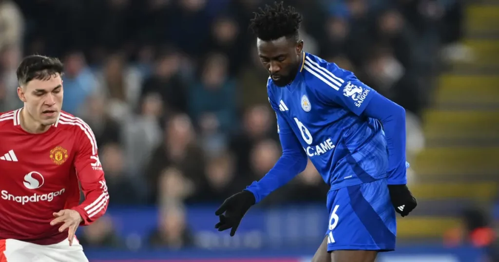 Wilfred Ndidi of Leicester City (Credit: Leicester City's Official X account)