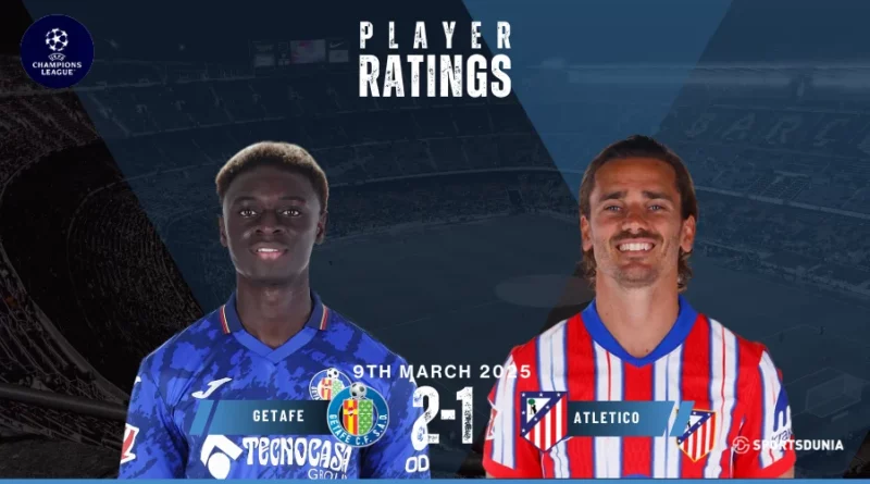 Getafe vs Atletico Madrid Player Ratings