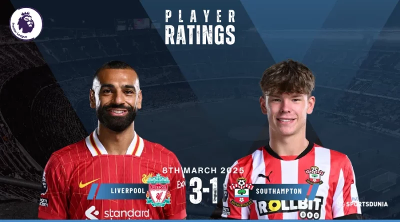 Liverpool vs Southampton Player Ratings