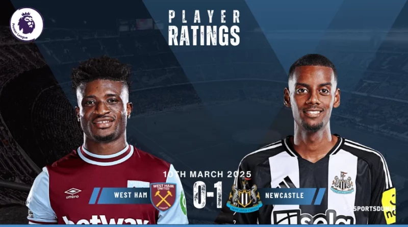 West Ham United vs Newcastle United Player Ratings