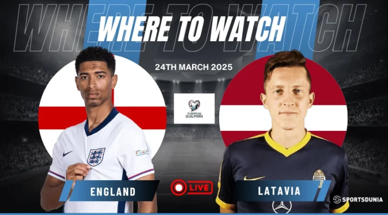 Where to Watch England vs Latvia in the World Cup Qualifiers for free?