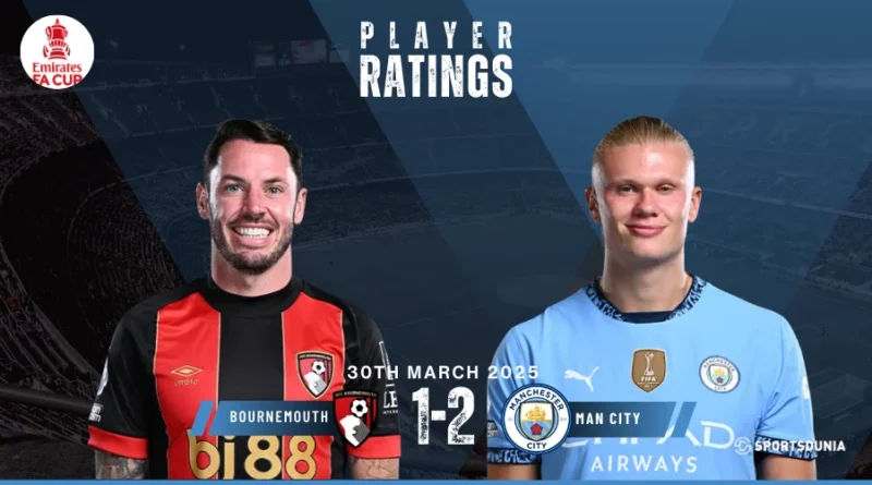 Bournemouth vs Manchester City Player Ratings