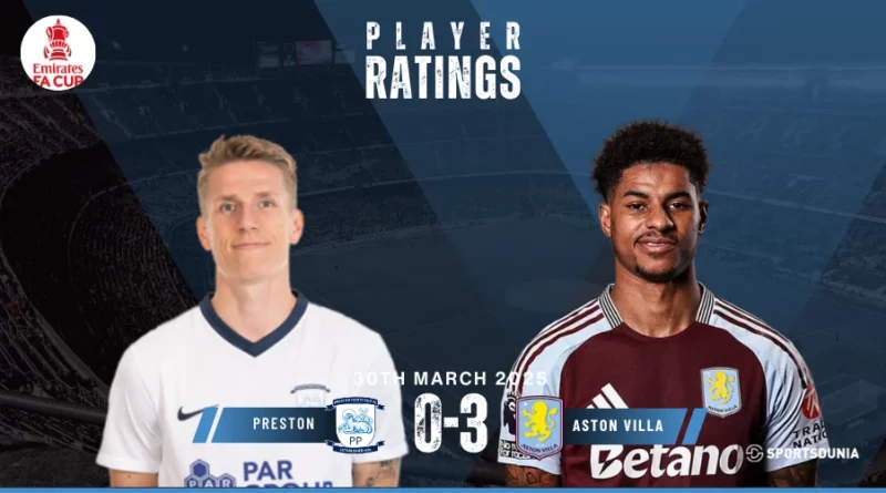 Preston North End vs Aston Villa Player Ratings