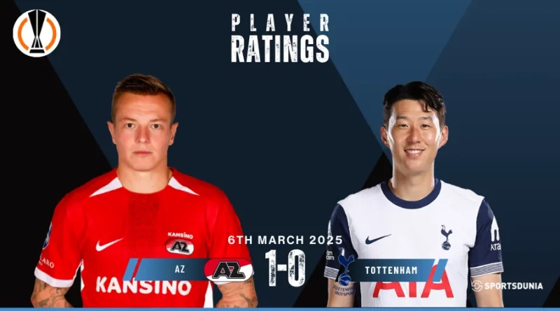 AZ Alkmaar vs Tottenham Hotspur Player Ratings: Spurs falter in Europa League RO16 first-leg against Alkmaar