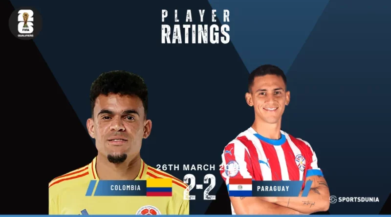 Colombia vs Paraguay Player Ratings