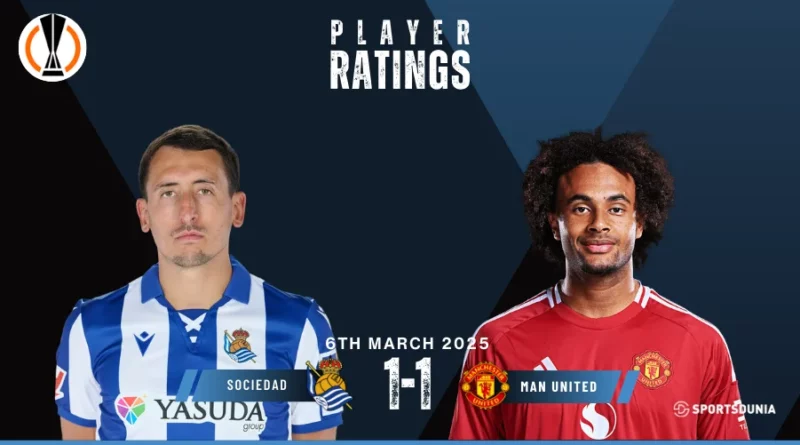 Real Sociedad vs Manchester United Player Ratings