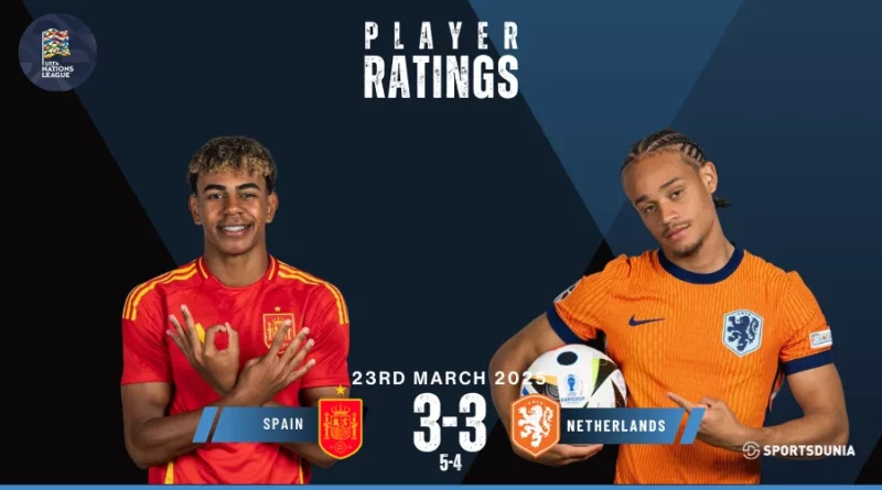 Spain vs Netherlands Player Ratings
