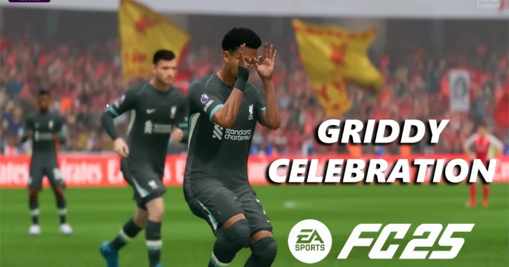 Griddy celebration in EA FC 25