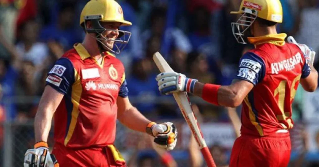 Virat Kohli and AB de Villiers 