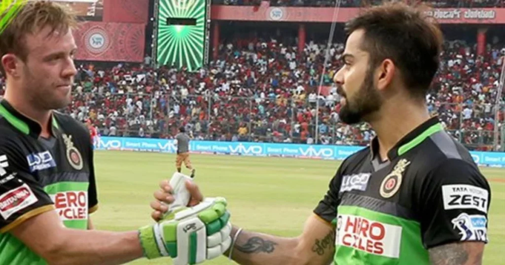 Virat Kohli and AB de Villiers 