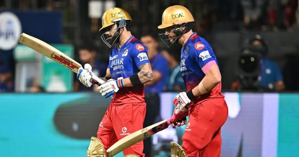 Virat Kohli and Faf du Plessis