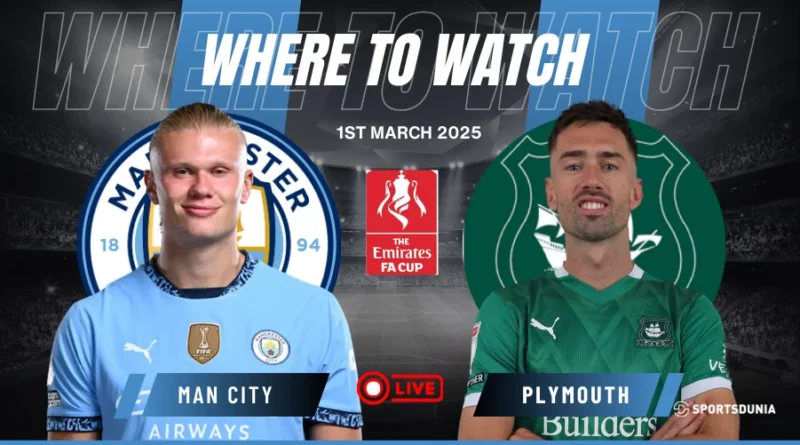 Where to watch Manchester City vs Plymouth