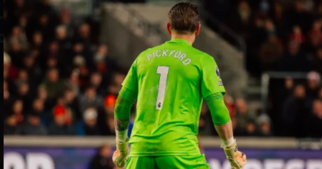 Jordan Pickford of Everton