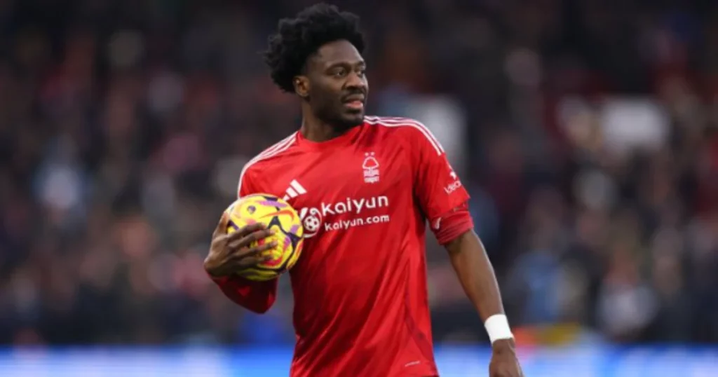 Ola Aina of Nottingham Forest