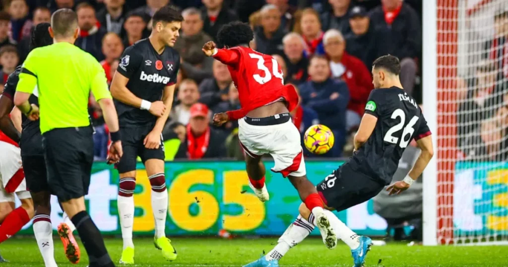 Ola Aina of Nottingham Forest