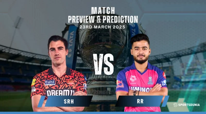 SRH vs RR Match Prediction