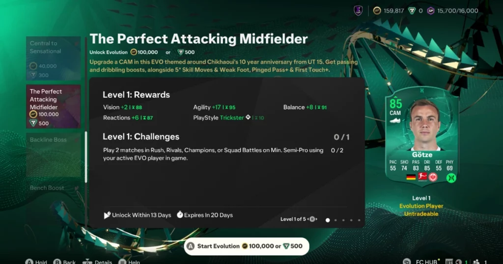 EA FC 25 The Perfect Attacking Midfielder Evolution Rewards and Challenges