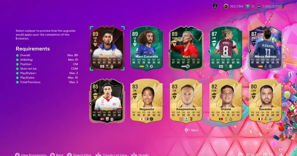 EA FC 25 The Dab Legend Evolution Requirements