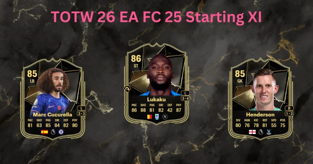 EA FC 25 TOTW 26 Predictions Of Starting XI