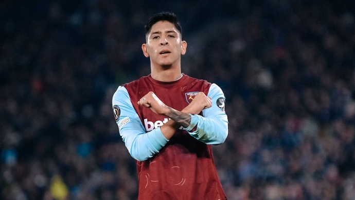 West Ham United player. (Image Credits: Official X@/West Ham)