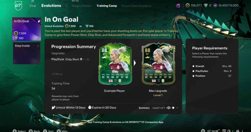 EA FC 25 Training Camp Evolution