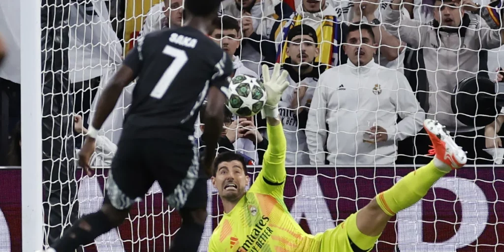 Thibaut Courtois was one of the best-rated players in Real Madrid vs Arsenal Player Ratings