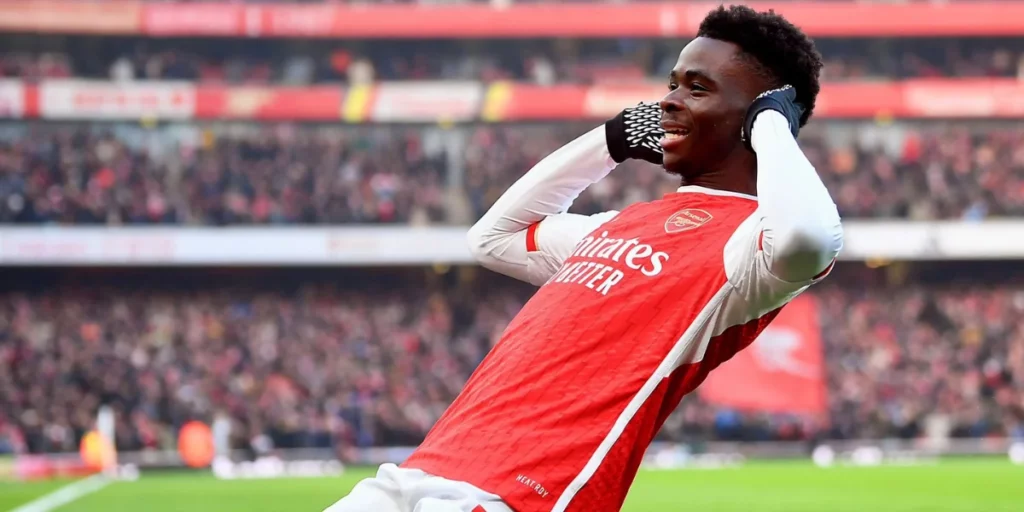 Saka for Arsenal 