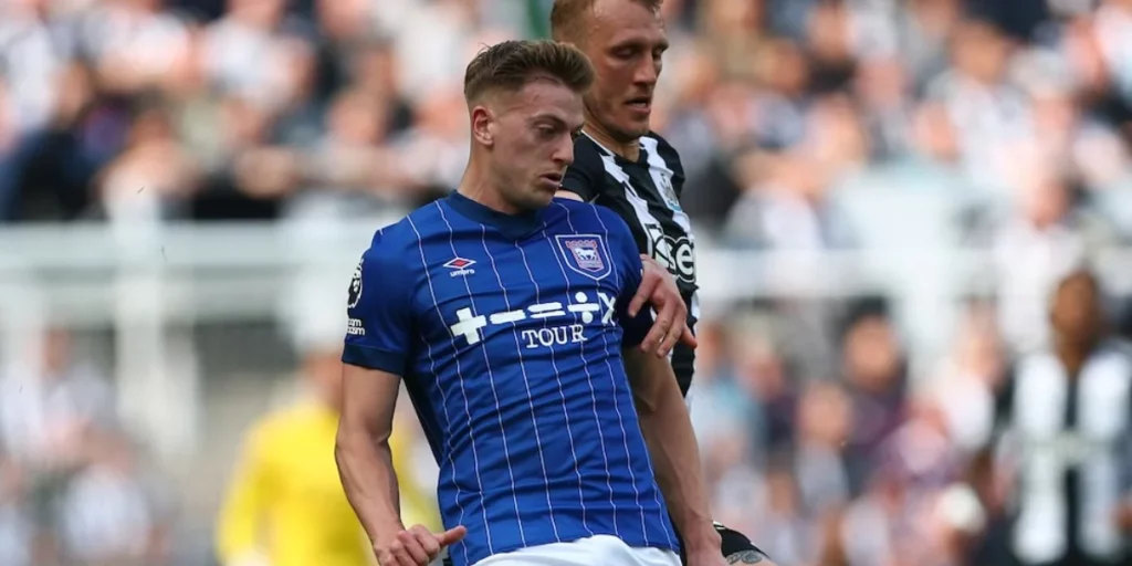 Delap in action for Ipswich
