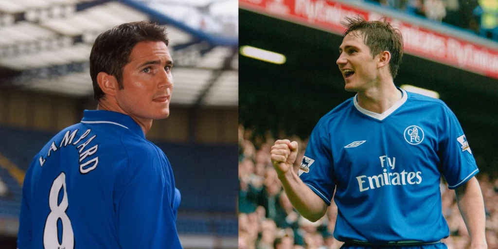 Frank Lampard on the field for Chelsea FC