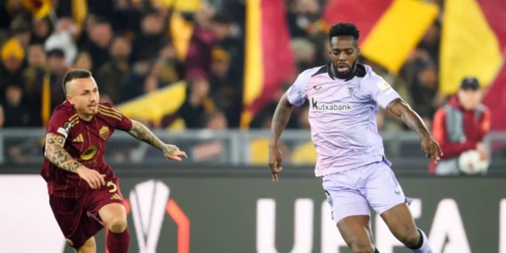 Inaki Williams on the field for Athletic Club.