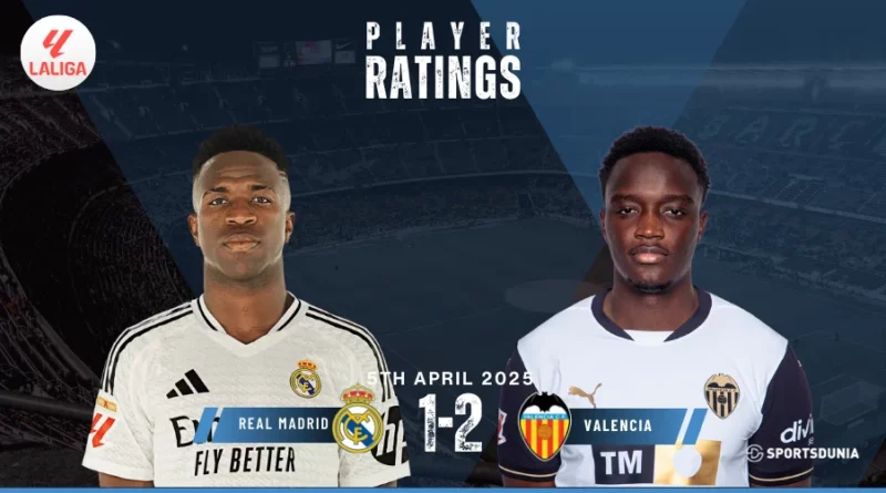 Real Madrid vs Valencia Player Ratings