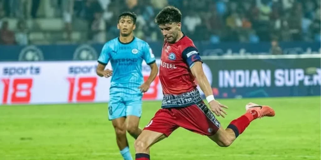 Francisco Hernandez representing Jamshedpur FC