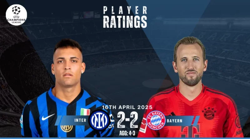 Inter Milan vs Bayern Munich Player Ratings