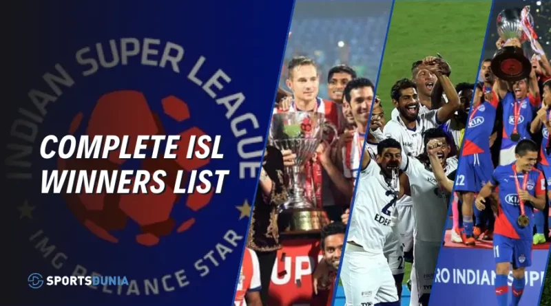 ISL Winners List