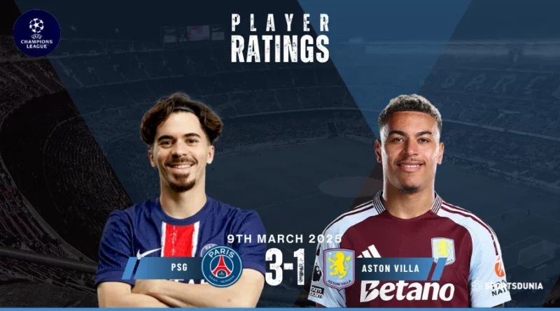 PSG vs Aston Villa Player Ratings