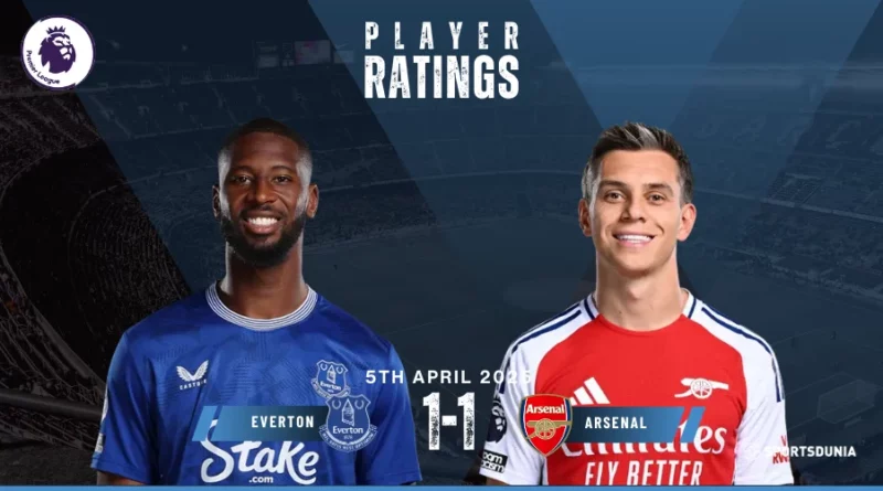 Everton vs Arsenal Player Ratings