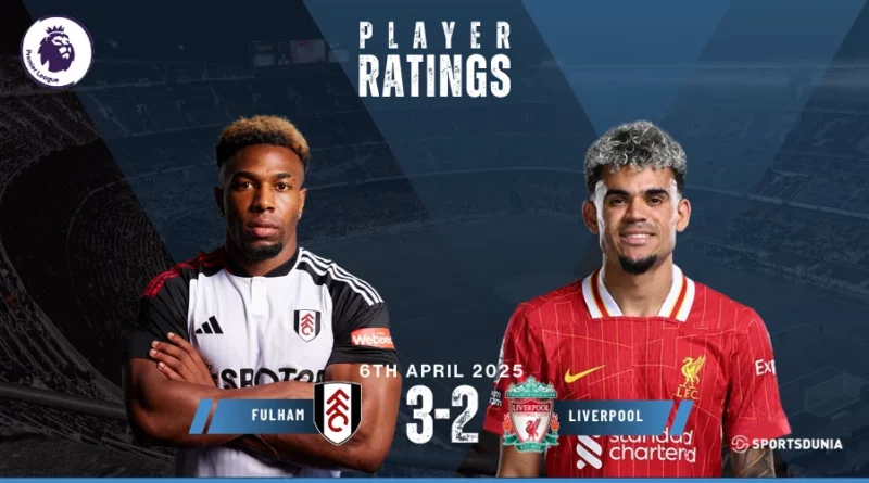 Fulham vs Liverpool Player Ratings