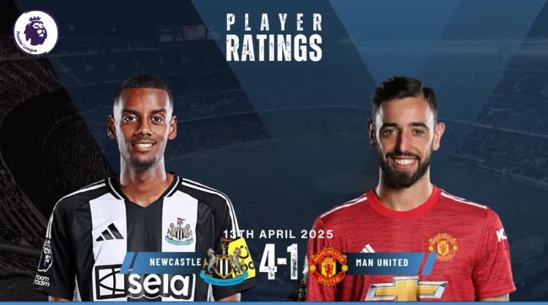 Newcastle United vs Manchester United Player Ratings