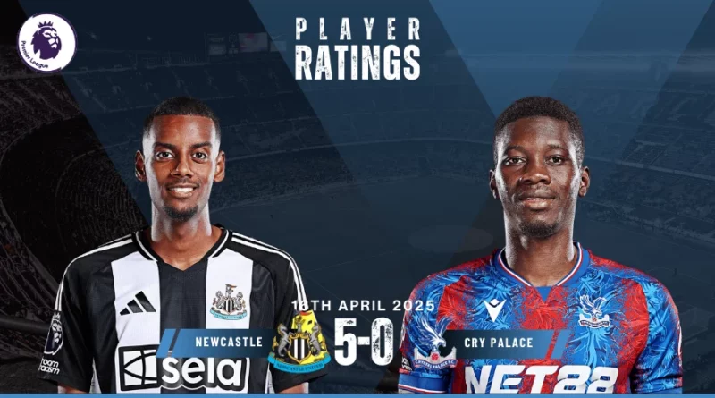 Newcastle United vs Crystal Palace Player Ratings